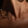 Balance Necklace (White Pearls)