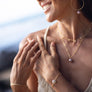 Nourish Necklace (Dark Pink Edison Pearl)