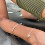 Makua Bracelet Champagne Coin Pearl