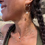Eternity Hoops-White Pearl