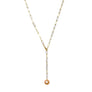 Makawao Lariat Necklace (Light Pink Edison Pearl)