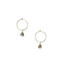 Perfect Hoops Labradorite