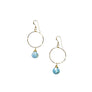 Eternity Hoops Larimar