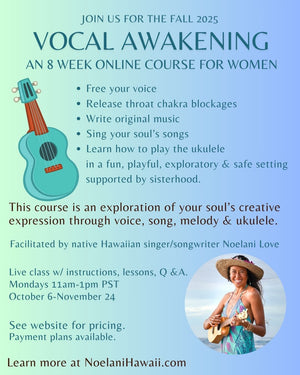 Vocal Awakening Online Course Fall 2025