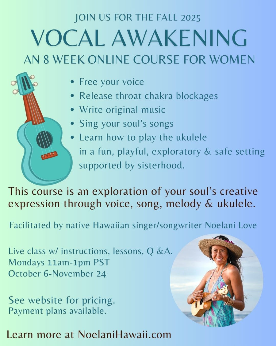 Vocal Awakening Online Course Fall 2025