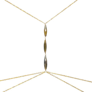 Gemini Labradorite Body Chain