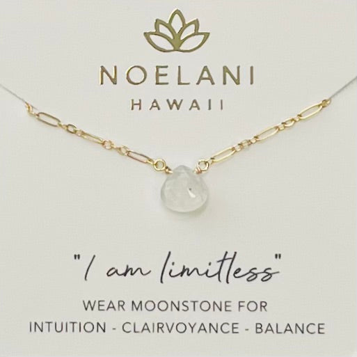 Infinity Moonstone Necklace