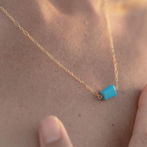 Harmony Raw Turquoise Necklace