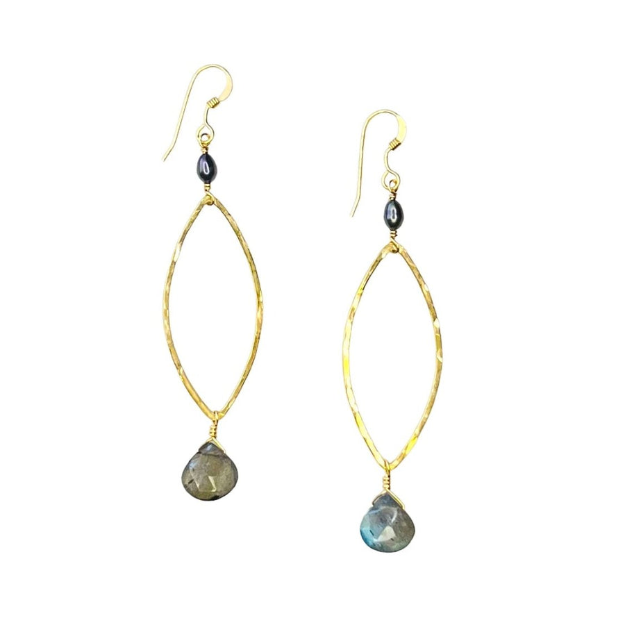 Koke'e Earrings Labradorite