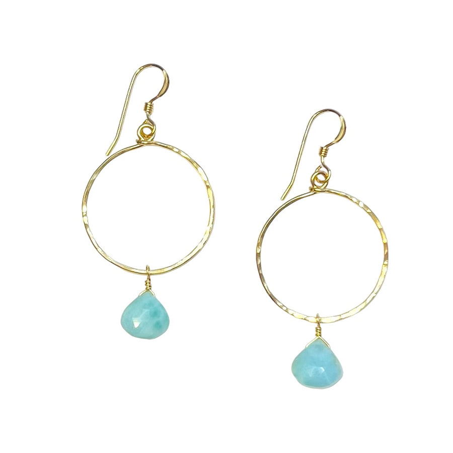 Eternity Hoop-Larimar