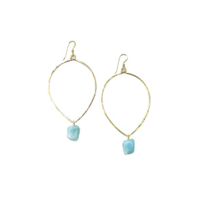 Tiahura Earrings (Larimar)