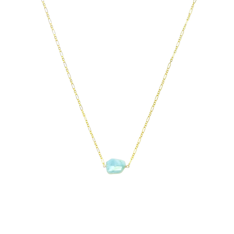 Healing Raw Larimar Necklace