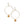 Nourish Hoop Large (Light Pink Edison Pearl)