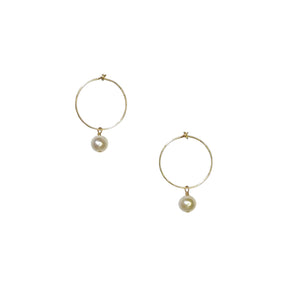 Perfect Hoops White Pearl