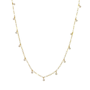 Balance Necklace (White Pearls)