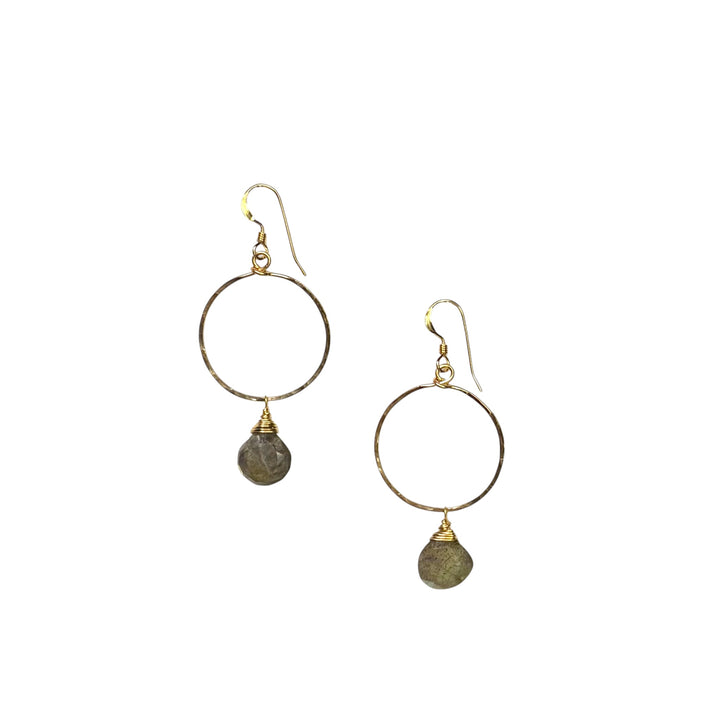 Eternity Hoop-Labradorite NEW