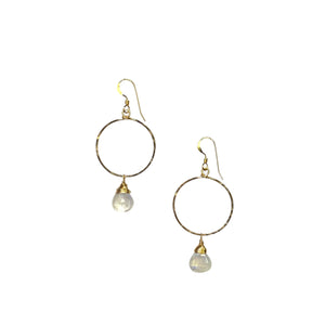 Eternity Hoop-Moonstone NEW