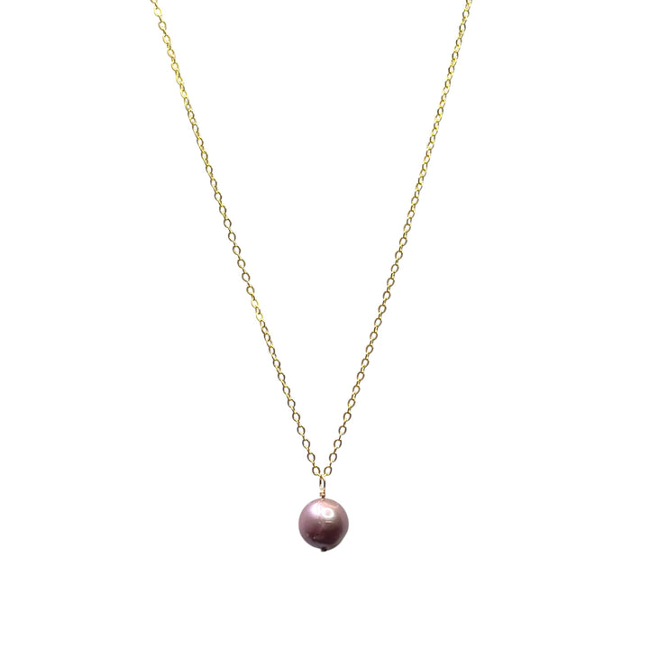 Nourish Necklace (Dark Pink Edison Pearl)