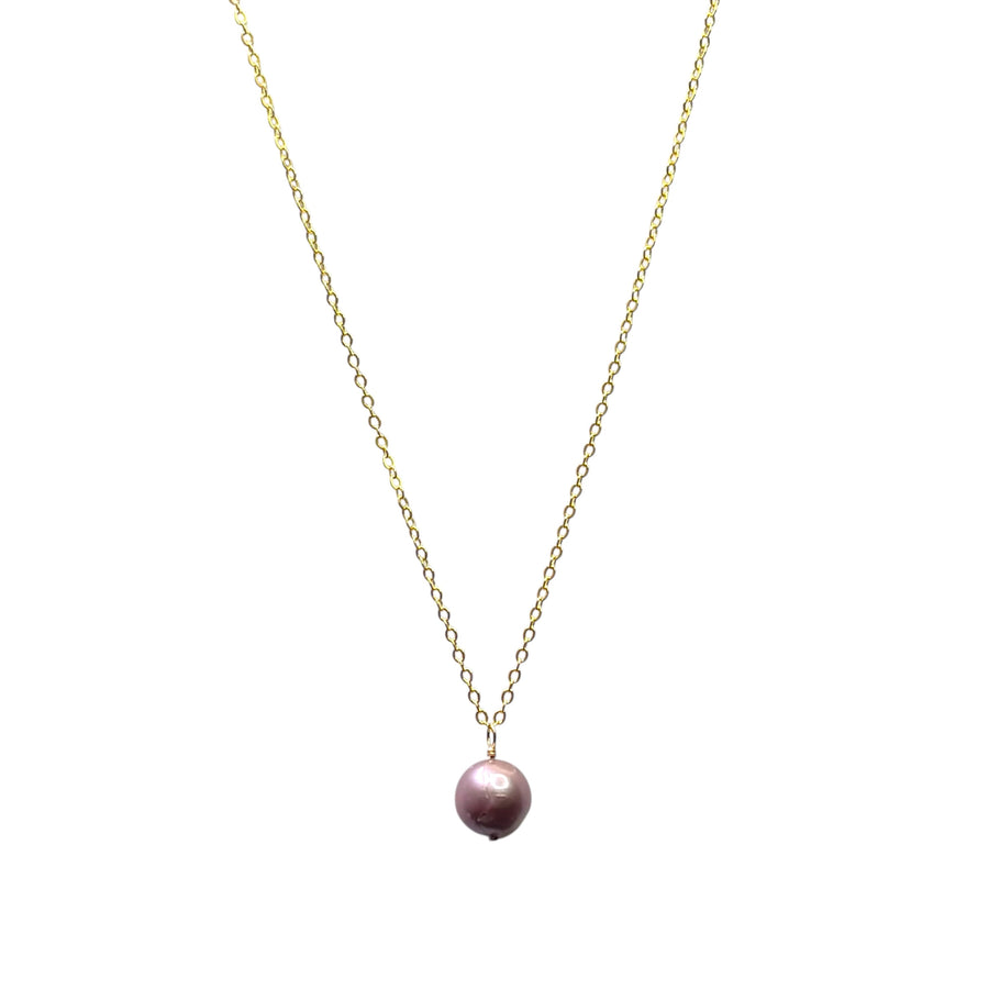 Nourish Necklace (Dark Pink Edison Pearl)
