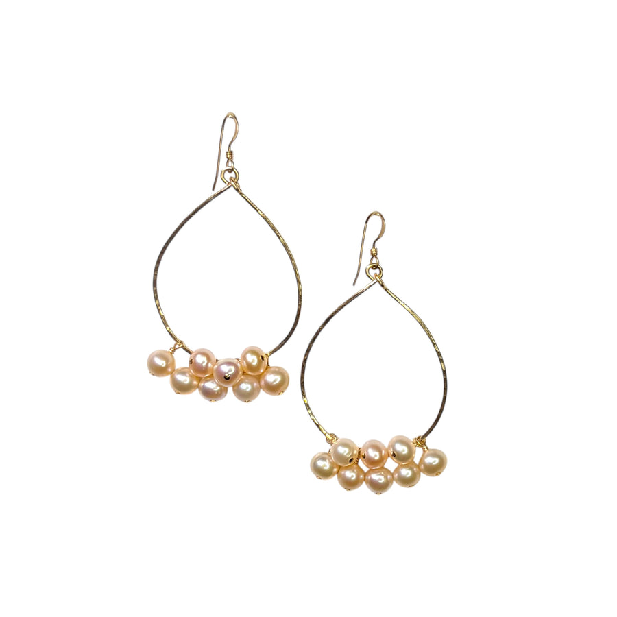 Wailea Pink Pearl Earrings