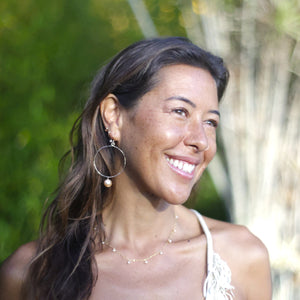 Balance Neckalce (Pink Pearls)