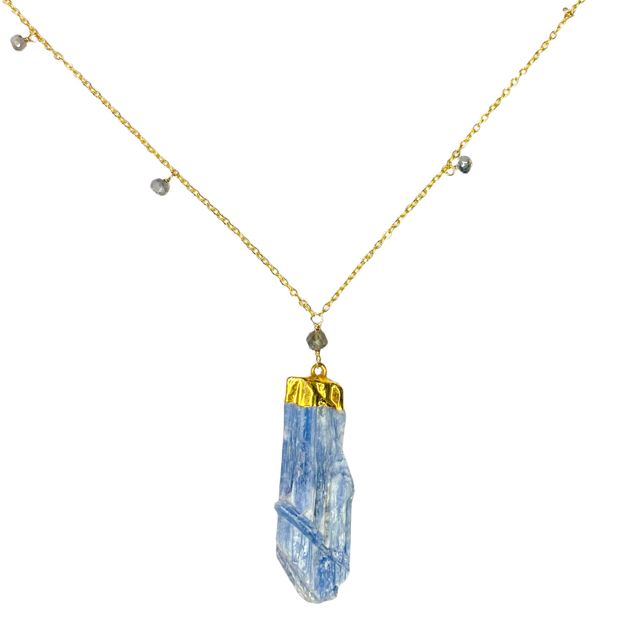 Heidy Custom Kyanite necklace